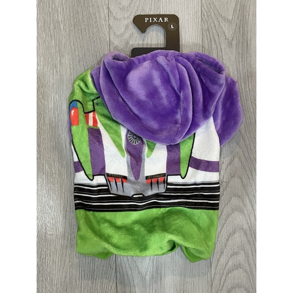 NEW Disney Halloween Fluffy Pet Dog Costume - Toy Story Buzz Lightyear - Size L